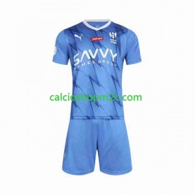 Al Hilal Bambino Maglia Prima 2023/2024 Manica Corta (+ Pantaloncini)